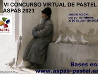 cartel convocatoria VI Concurso Virtual pastel ASPAS 2023